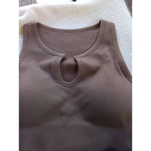 Medium Support Crop Top Seamless Removable Cups Workout Yoga Sport Bra 3pc - Picture 5 of 5